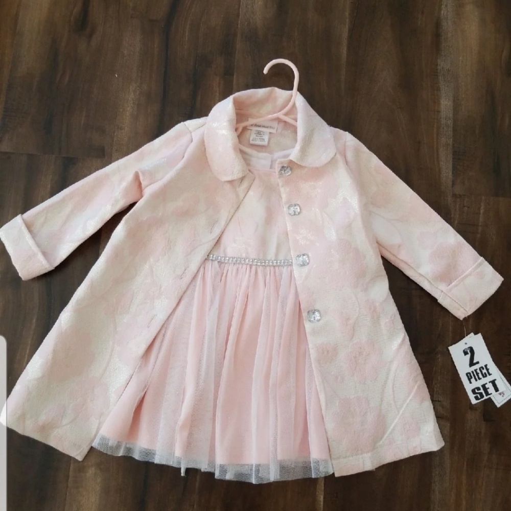 Sweetheart rose 2 piece dress